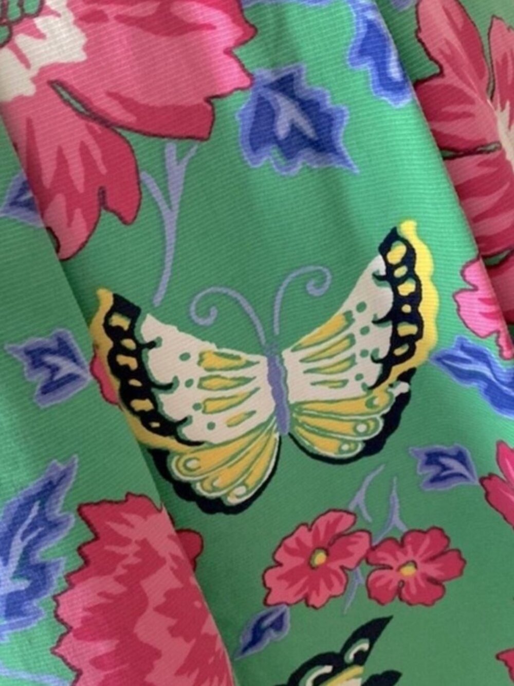 Talbots Dress 12 One Shoulder Large Retro Semi Formal Butterfly Wedding Guest - Picture 8 of 14